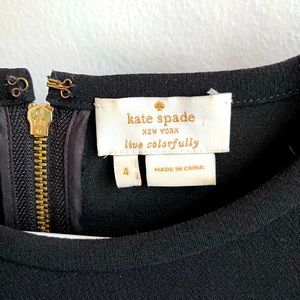 Kate Spade sequin top with gold zipper closure. Thick polyester lays nicely